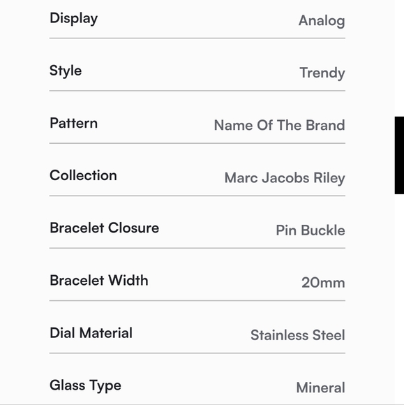 NWY Marc Jacobs Women's Riley MJ9728 Watch - Picture 11 of 12